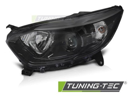 Fari Anteriori BLACK Lato Sinistro TYC per RENAULT CAPTUR I 13-17