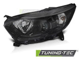 Fari Anteriori BLACK Lato Sinistro TYC per RENAULT CAPTUR I 13-17