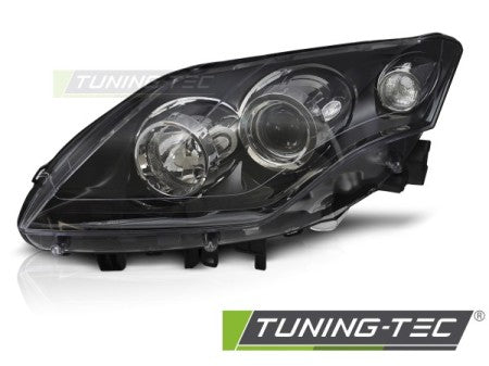 Fari Anteriori BLACK Lato Sinistro TYC per RENAULT LAGUNA III 07-11