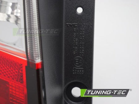 Fanale Posteriore RED WHITE Lato Destro TYC per SKODA FABIA 14-18 KOMBI