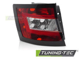 Fanale Posteriore RED WHITE Lato Sinistro TYC per SKODA FABIA 14-18 KOMBI