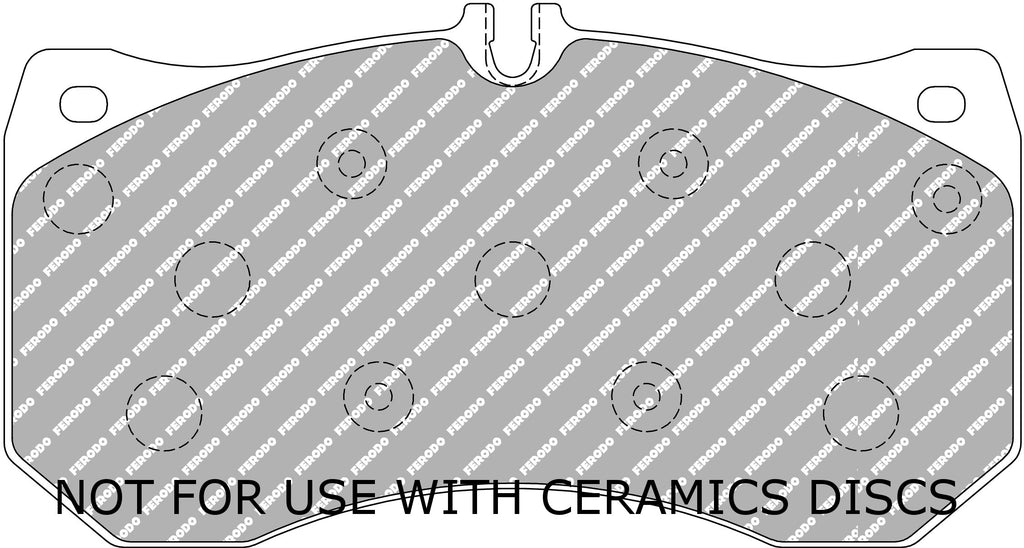 Pastiglie freni Ferodo DS2500 anteriori Audi A6 C7, A8 D4, S6 C7