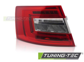Fanale Posteriore LED RED WHITE Lato Sinistro TYC per SKODA OCTAVIA III 16-20 LIFTBACK