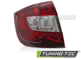 Fanale Posteriore DARK RED Lato Sinistro TYC per SKODA RAPID 12-17 SEDAN