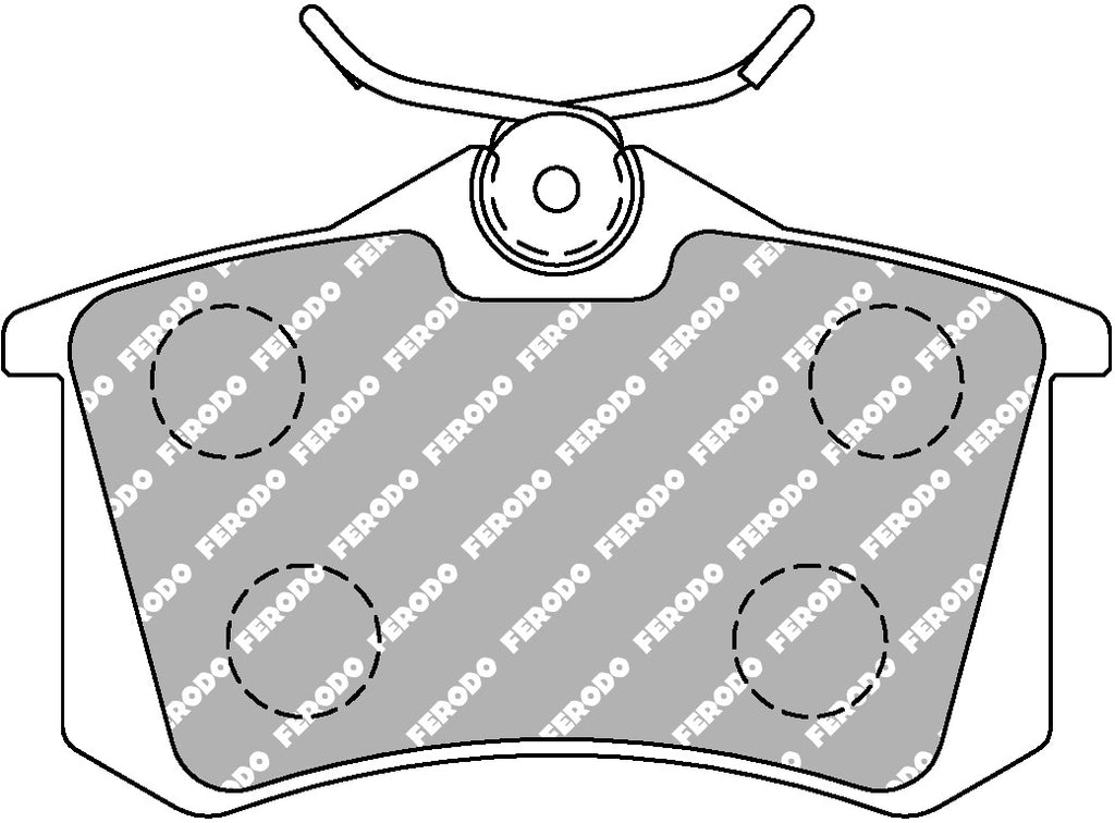 Pastiglie freni Ferodo DS Performance posteriori Audi A3 8P/8L, A2 8Z, A4 B5, S3 8L, A6 C5