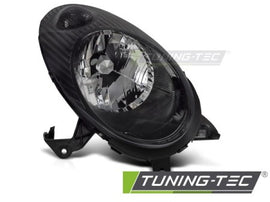 Fari Anteriori BLACK Lato Destro TYC per NISSAN MICRA K12 03-07