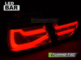 Fanali Posteriori LED BAR RED WHITE Sequenziali per BMW Serie 3 E90 09-11