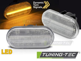 Frecce Laterali WHITE LED Sequenziali per RENAULT CLIO 2 / TWINGO II / SCENIC / KANGOO
