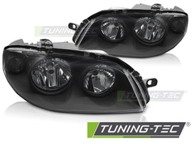 Fari Anteriori Neri per Fiat Punto (188) 2003-2007