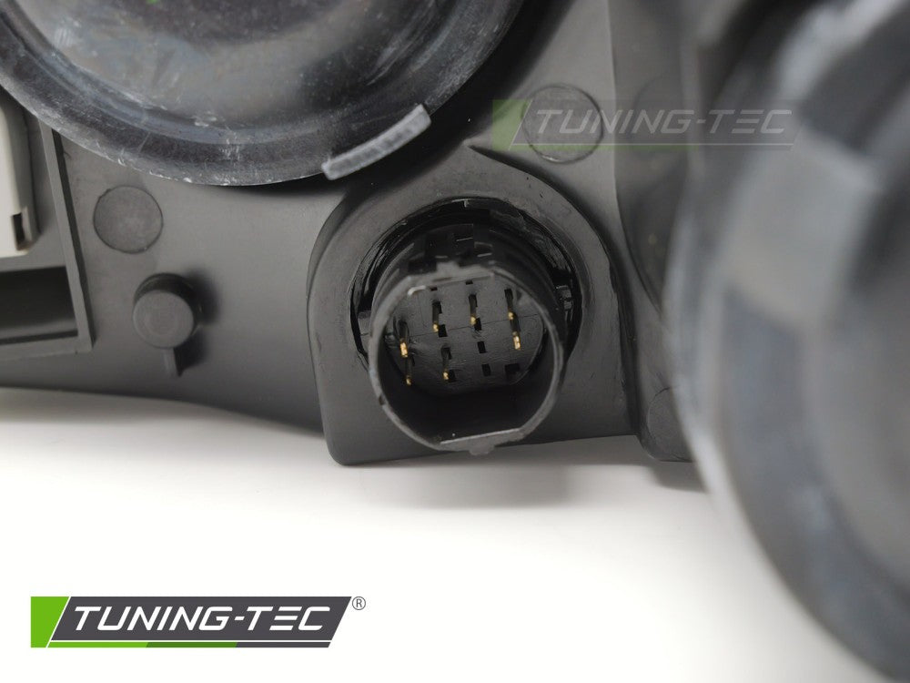 Fari Anteriori Neri per Fiat Punto (188) 2003-2007