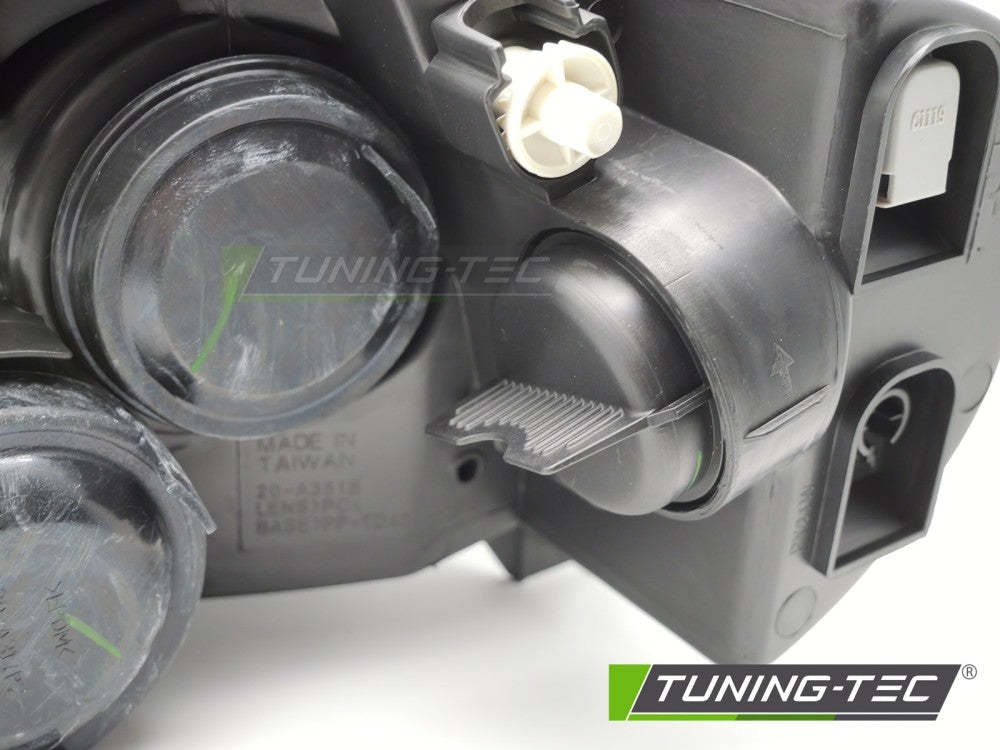 Fari Anteriori Neri per Fiat Punto (188) 2003-2007