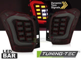 Fanali Posteriori LED BAR RED SMOKE per SUBARU FORESTER IV 13-18