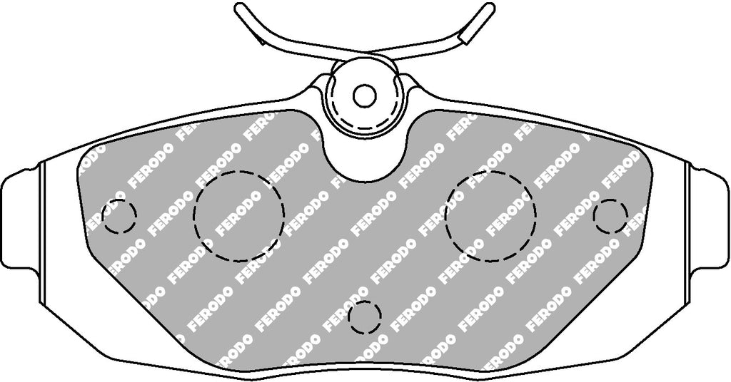 Pastiglie freni Ferodo DS2500 posteriori Ford Mustang Mk5