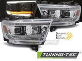 Fari Anteriori DODGE RAM 19-22 CHROME TUBE SEQ