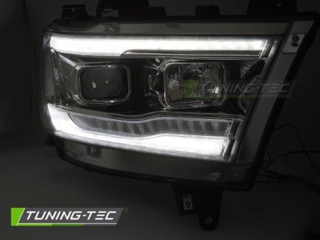 Fari Anteriori DODGE RAM 19-22 CHROME TUBE SEQ