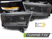 Carica l&#39;immagine nel visualizzatore di Gallery, Fari Anteriori DODGE RAM 19-22 BLACK TUBE SEQ