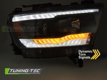 Carica l&#39;immagine nel visualizzatore di Gallery, Fari Anteriori DODGE RAM 19-22 BLACK TUBE SEQ