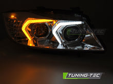 Carica l'immagine nel visualizzatore di Gallery, Fari Anteriori Cromati Xenon per BMW Serie 3 (E90 / E91 Facelift) 2009-2011