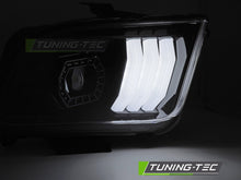 Load image into Gallery viewer, Fari Anteriori Neri Tube Light per Ford Mustang (Mk5) 2004-2009