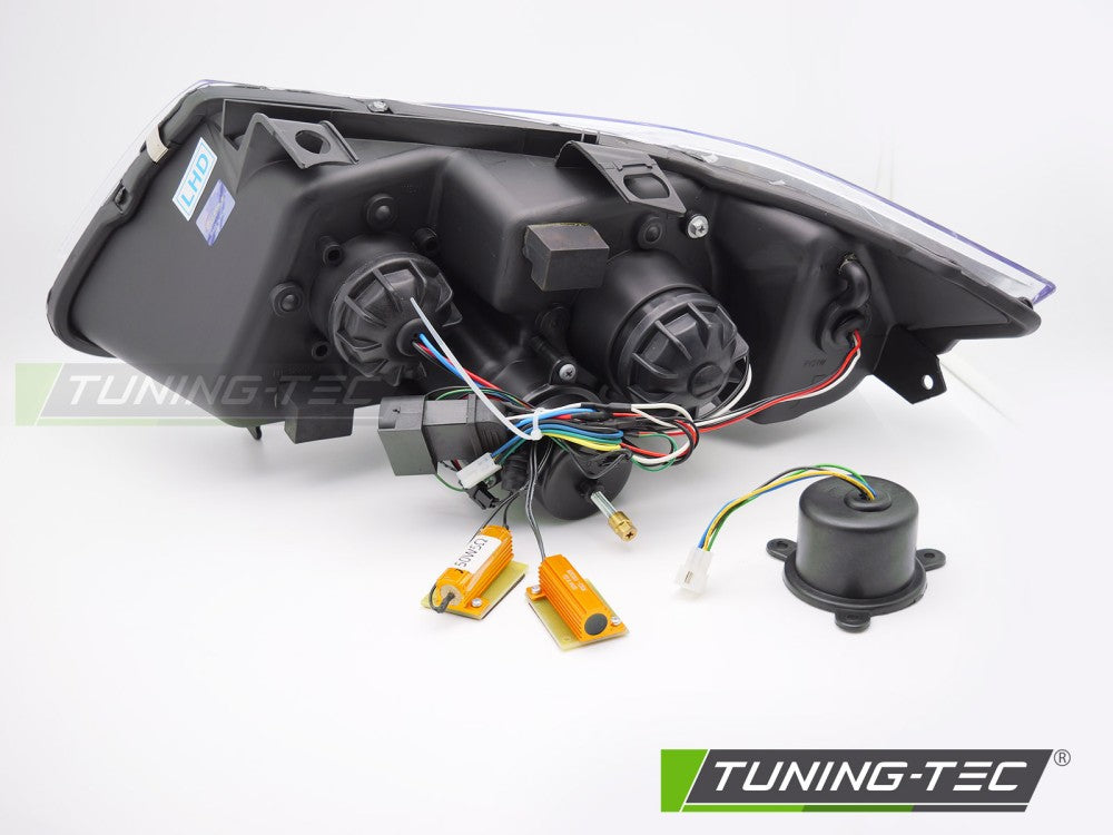 Fari Anteriori Cromati per BMW Serie 3 (E90 / E91) 2005-2008
