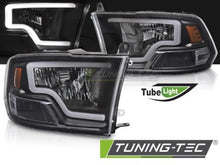 Carica l&#39;immagine nel visualizzatore di Gallery, Fari Anteriori DODGE RAM 09-18 TUBE LIGHT BLACK