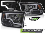 Fari Anteriori DODGE RAM 09-18 TUBE LIGHT BLACK