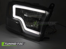 Fari Anteriori DODGE RAM 09-18 TUBE LIGHT BLACK LED