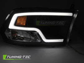 Fari Anteriori DODGE RAM 09-18 TUBE LIGHT BLACK PROJECTOR