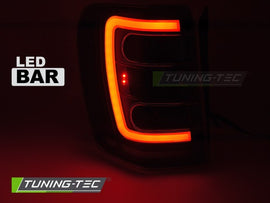 Fanali Posteriori CHRYSLER JEEP GRAND CHEROKEE 99-05.05 BLACK CLEAR LED