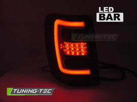 Fanali Posteriori CHRYSLER JEEP GRAND CHEROKEE 99-05.05 BLACK SMOKE LED