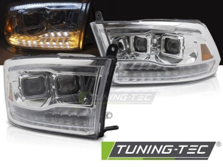 Fari Anteriori DODGE RAM 09-18 DOUBLE CHROME