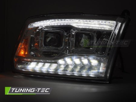 Fari Anteriori DODGE RAM 09-18 DOUBLE CHROME