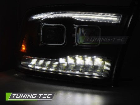Fari Anteriori DODGE RAM 09-18 DOUBLE BLACK