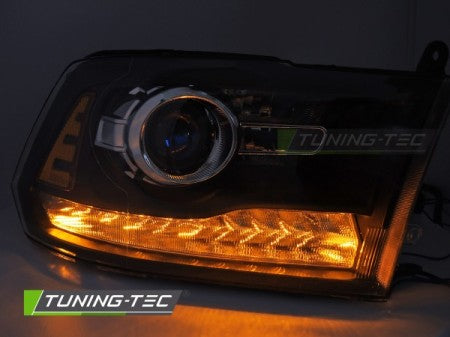 Fari Anteriori DODGE RAM 09-18 BLACK