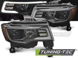 Fari Anteriori CHRYSLER JEEP GRAND CHEROKEE 16-21 TUBE LIGHT BLACK