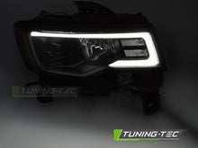 Carica l&#39;immagine nel visualizzatore di Gallery, Fari Anteriori CHRYSLER JEEP GRAND CHEROKEE 16-21 TUBE LIGHT BLACK