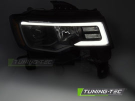 Fari Anteriori CHRYSLER JEEP GRAND CHEROKEE 16-21 TUBE LIGHT BLACK