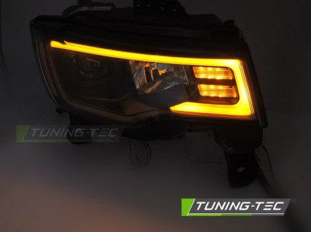 Fari Anteriori CHRYSLER JEEP GRAND CHEROKEE 16-21 TUBE LIGHT BLACK