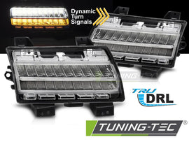 Frecce DRL Sequenziali Cromate per Jeep Wrangler (JL) 2018-2023 – Coppia