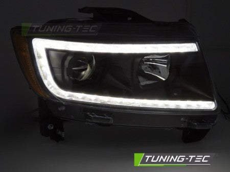 Fari Anteriori CHRYSLER JEEP GRAND CHEROKEE 11-13 TUBE LIGHT BLACK