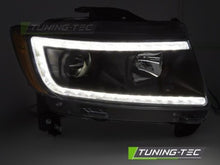 Carica l&#39;immagine nel visualizzatore di Gallery, Fari Anteriori CHRYSLER JEEP GRAND CHEROKEE 11-13 TUBE LIGHT BLACK