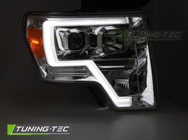 Fari Anteriori FORD F150 MK12 08-14 TUBE LIGHT CHROME