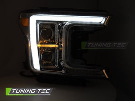 Fari Anteriori Full Led CHROME per FORD F150 MK13 17-20