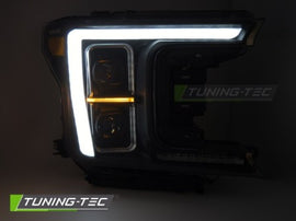 Fari Anteriori Full Led BLACK per FORD F150 MK13 17-20
