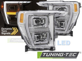Fari Anteriori LED TUBE LIGHT CHROME per FORD F150 MK14 20-23