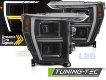 Carica l&#39;immagine nel visualizzatore di Gallery, Fari Anteriori LED TUBE LIGHT BLACK per FORD F150 MK14 20-23
