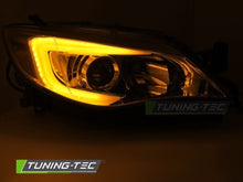 Carica l&#39;immagine nel visualizzatore di Gallery, Fari Anteriori TUBE LIGHT CHROME per SUBARU WRX GR GH 08-14
