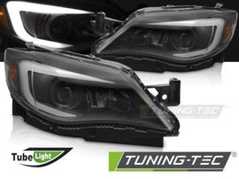 Fari Anteriori TUBE LIGHT BLACK per SUBARU WRX GR GH 08-14