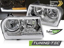 Carica l&#39;immagine nel visualizzatore di Gallery, Fari Anteriori CHRYSLER 300 05-08 TUBE LIGHT CHROME