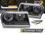 Fari Anteriori CHRYSLER 300 05-08 TUBE LIGHT BLACK
